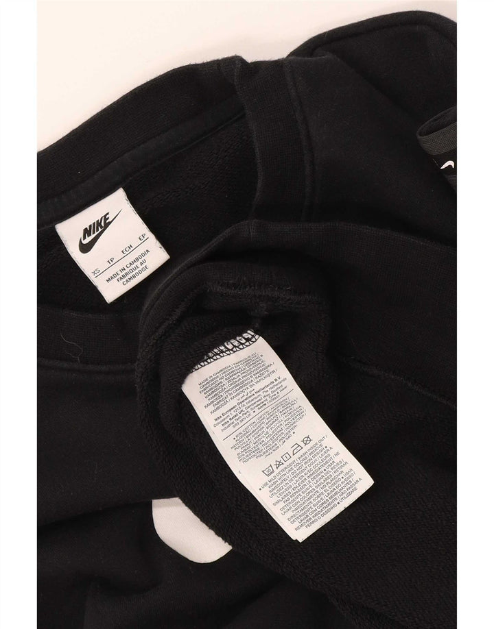 Nike grafisk sweatshirt til mænd XS Sort bomuld