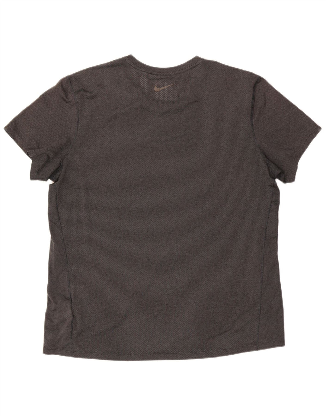 Nike Mens Dri Fit T-Shirt Top XL Grey Colourblock Polyester