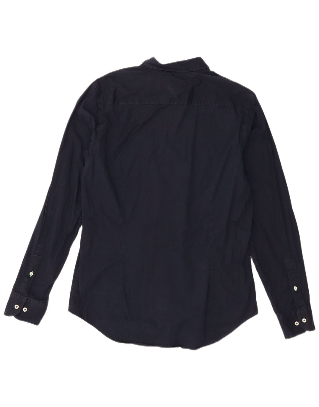 Tommy Hilfiger Mens Shirt XL Navy Blue Cotton