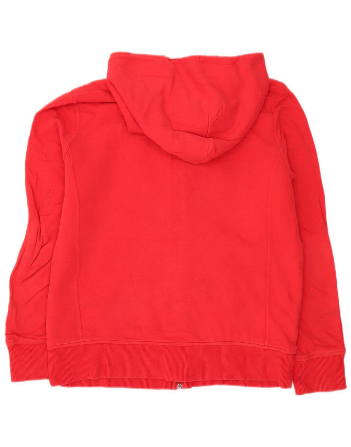 Gap Mens Graphic Zip Hoodie Sweater Large Red Cotton