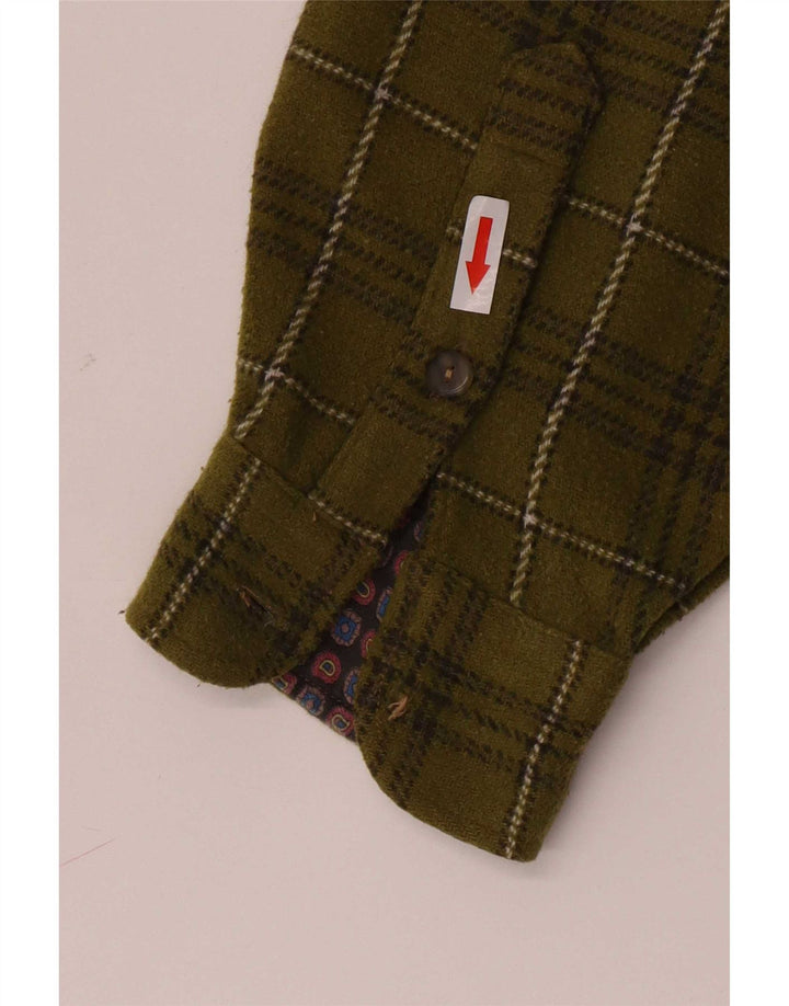 Wampum Herre Oversized Skjorte XL Grøn Plaid