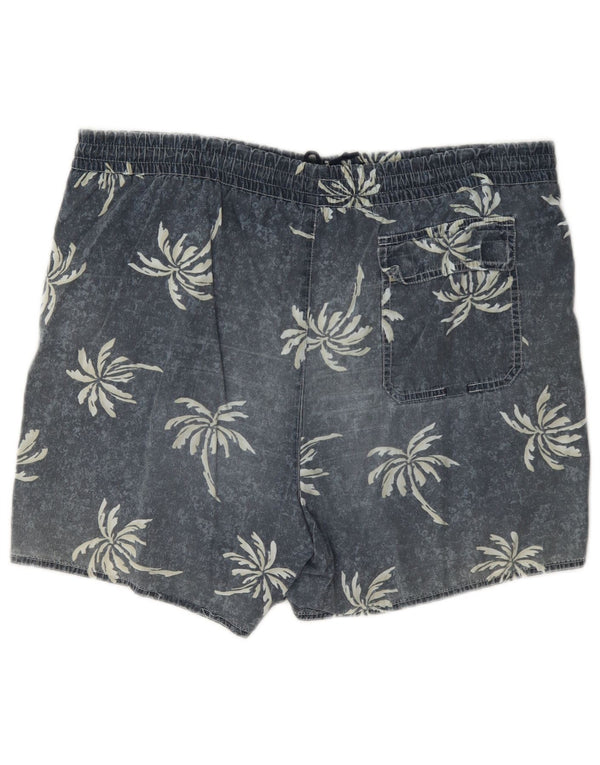 Colmar Grafiske Badeshorts til mænd EU 50 Medium Navyblå Blomsterbomuld