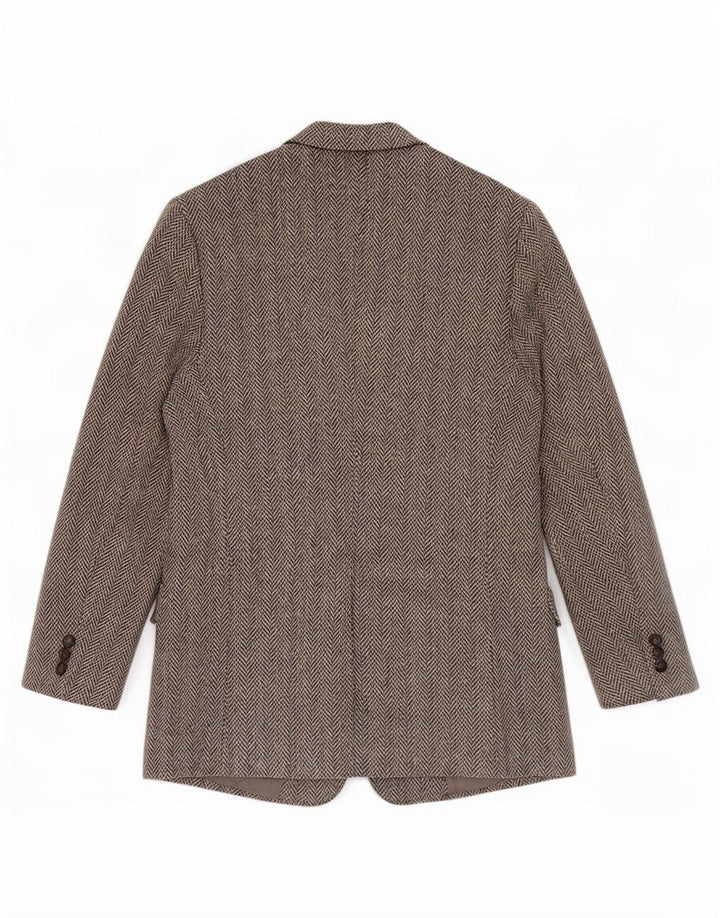Jachetă pentru bărbați Harris Tweed, cu ajustare obișnuită, UK 42, gri mediu, în oase