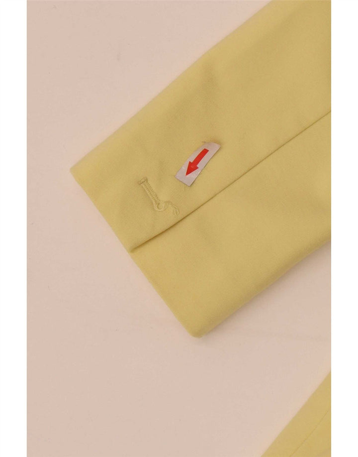 Ted Baker Damen-Blazer mit 3/4-Ärmeln und 1 Knopf, Größe 3, Mittelgelb