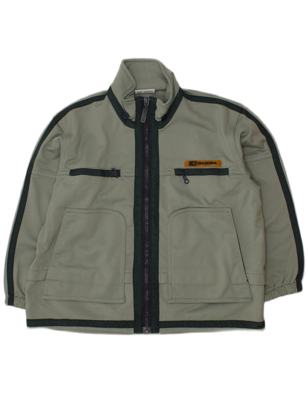 DIADORA Træningsdragt til drenge topjakke 5-6 år Grøn Colourblock Polyester