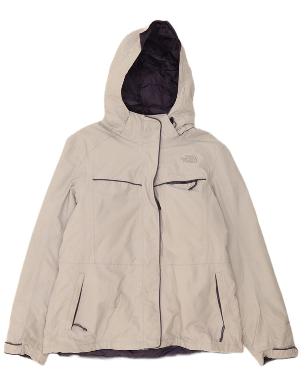 The North Face Womens Hyvent Hooded Windbreaker Jacket UK 18 XL Grey Nylon