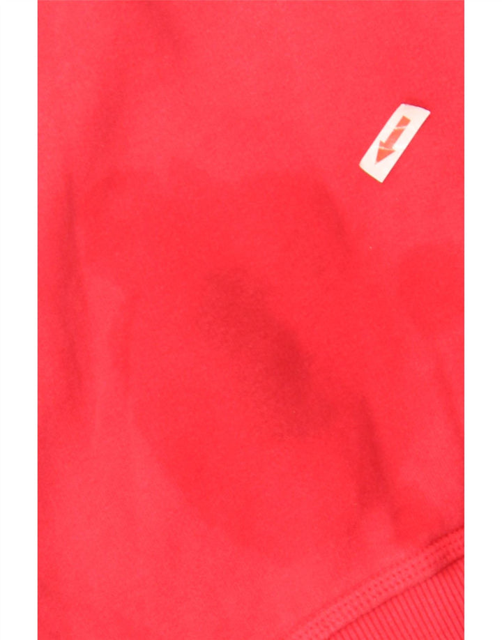 Felpa con cappuccio grafica da uomo Superdry Large rossa