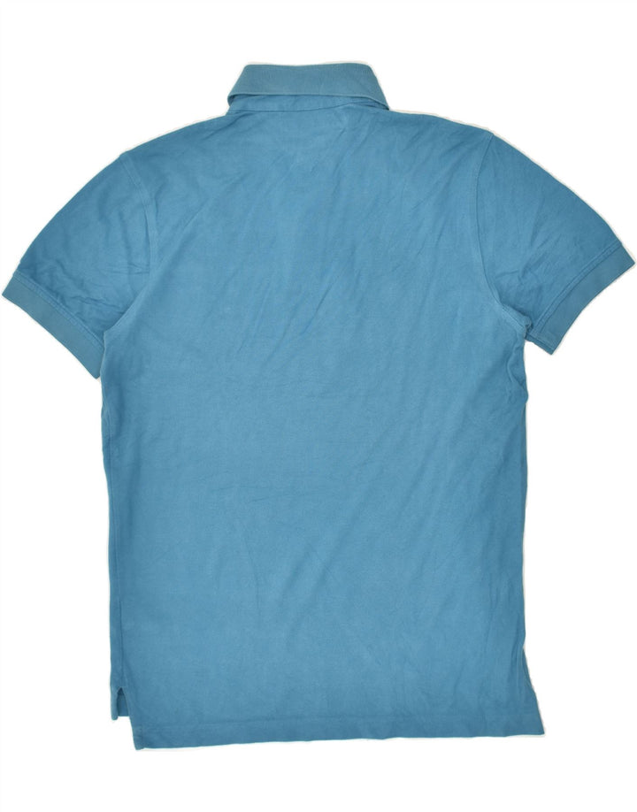 TOMMY HILFIGER Mens Polo Shirt Small Blue Cotton | Vintage Tommy Hilfiger | Thrift | Second-Hand Tommy Hilfiger | Used Clothing | Messina Hembry 