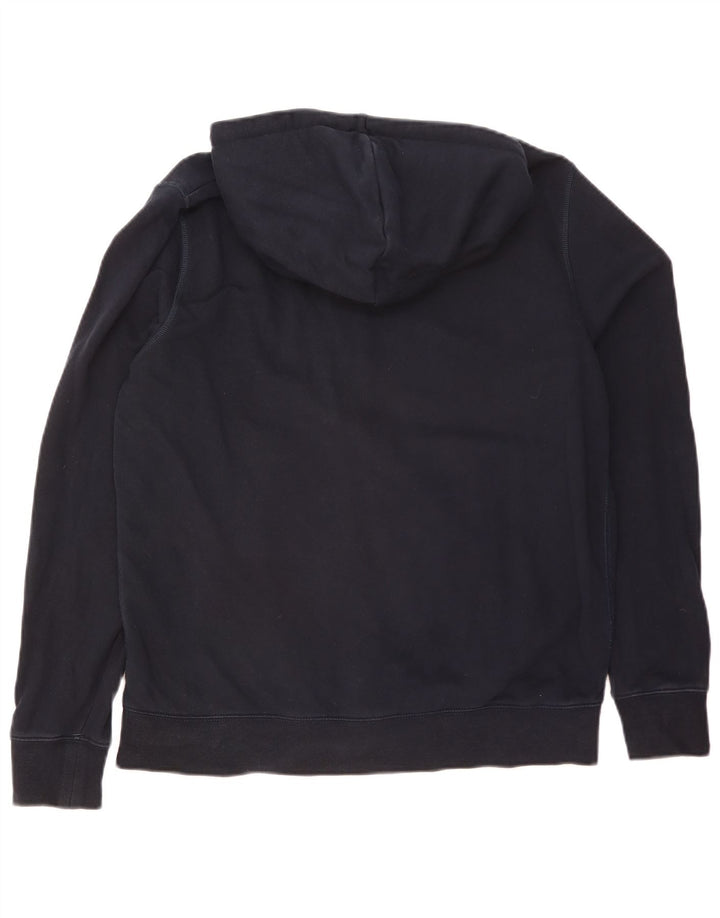 MARKS & SPENCER Pull à capuche zippé pour homme en coton bleu marine Taille L
