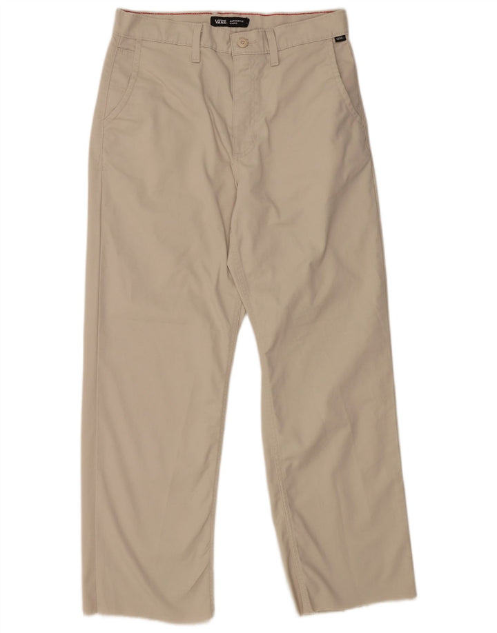 Pantaloni chino larghi da uomo Vans W30 L29 poliestere beige