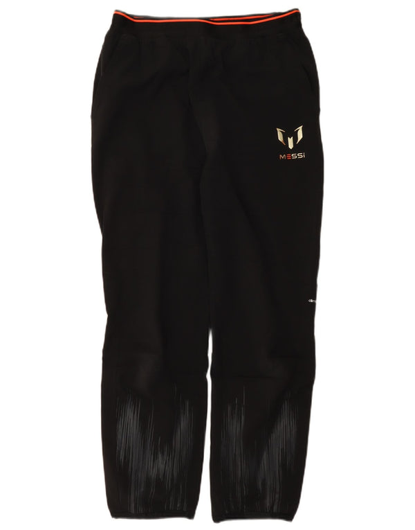 Pantaloni della tuta Adidas da ragazzo MESSI 12-13 anni in poliestere nero