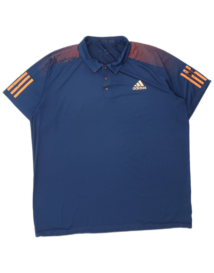 ADIDAS Herre Climacool Polo Shirt XL Blå