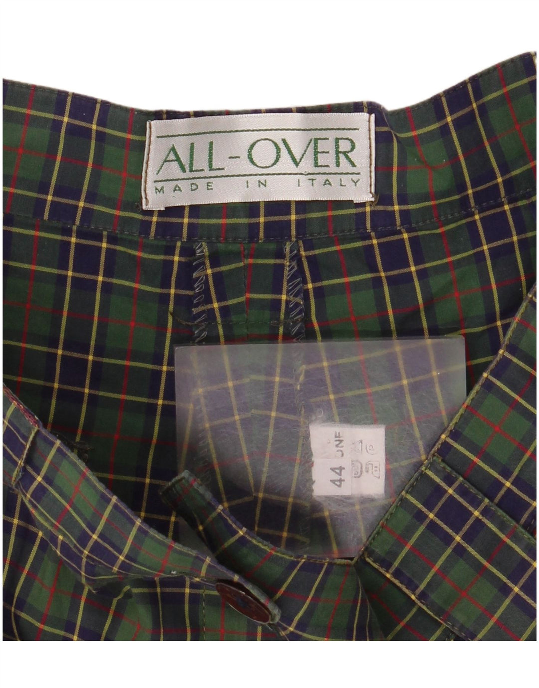 Pantaloncini chino da donna all over IT 44 medi W28 quadri verdi
