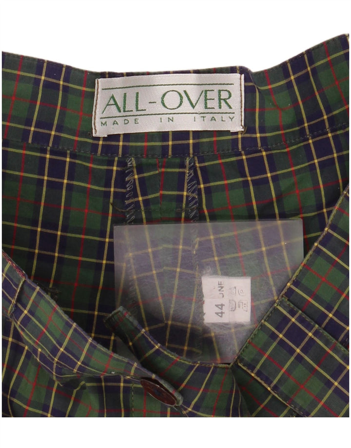 Pantaloncini chino da donna all over IT 44 medi W28 quadri verdi