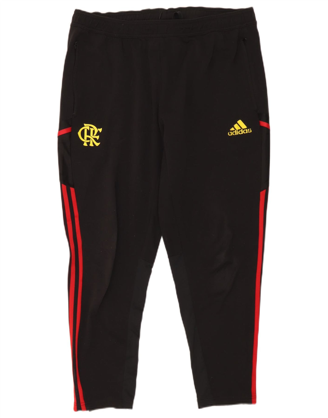 Adidas Mens Aeroready Graphic Tracksuit Trousers XL Black Polyester