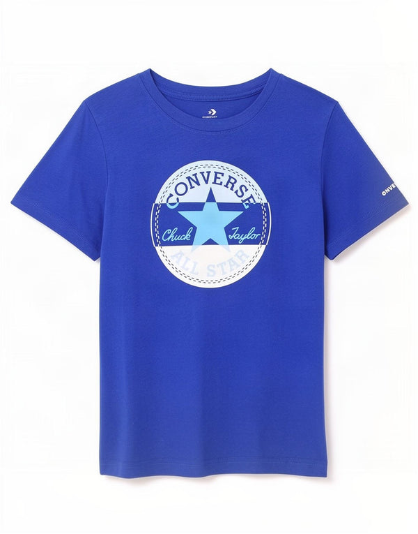 Converse Boys Chuck Taylor Graphic T-Shirt Top 10-11 Years Medium Blue