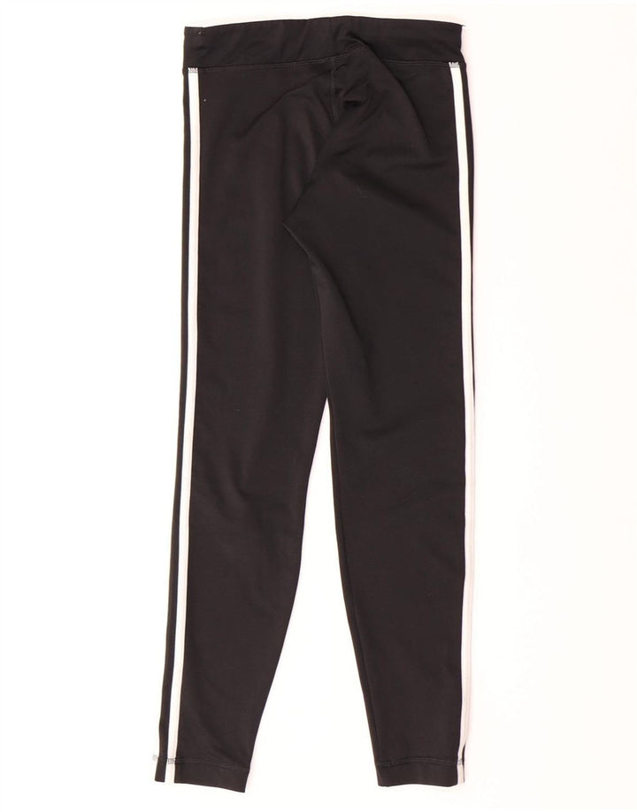 ADIDAS Girls Climalite Leggings 11-12 Years  Black Polyester