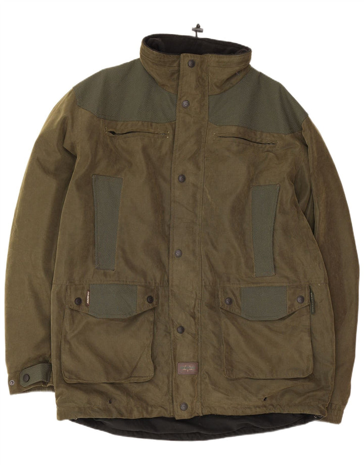 Swedteam Mens Hunting Utility Jacket EU 54 2XL Green Polyester