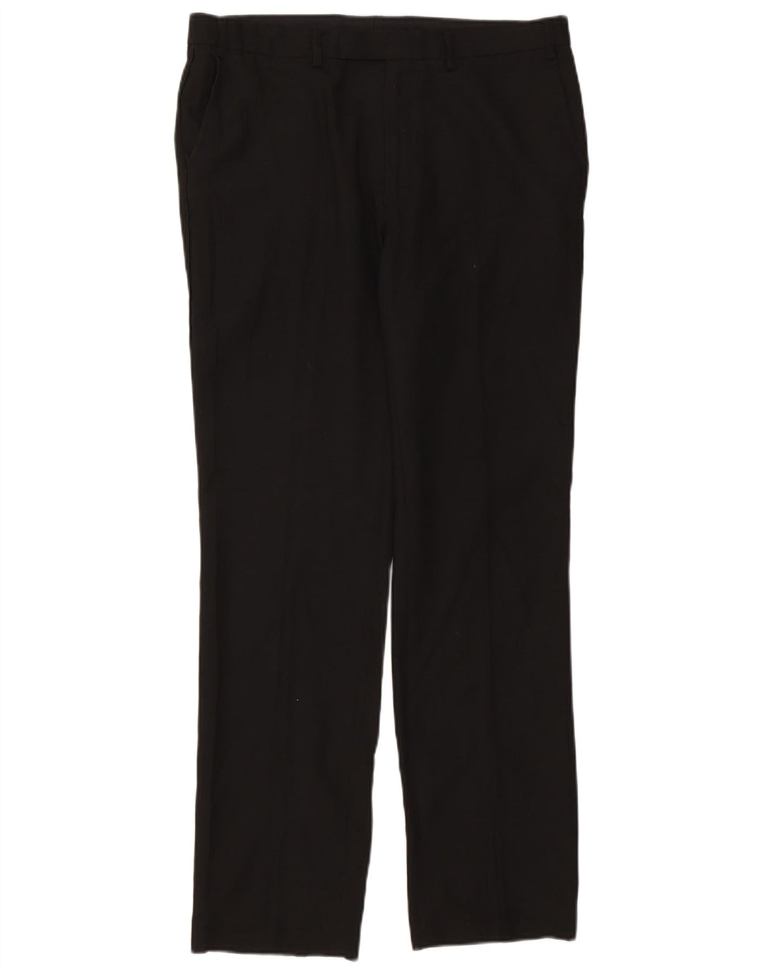 Marks & Spencer Mens Slim Fit Suit Trousers W34 L32 Black
