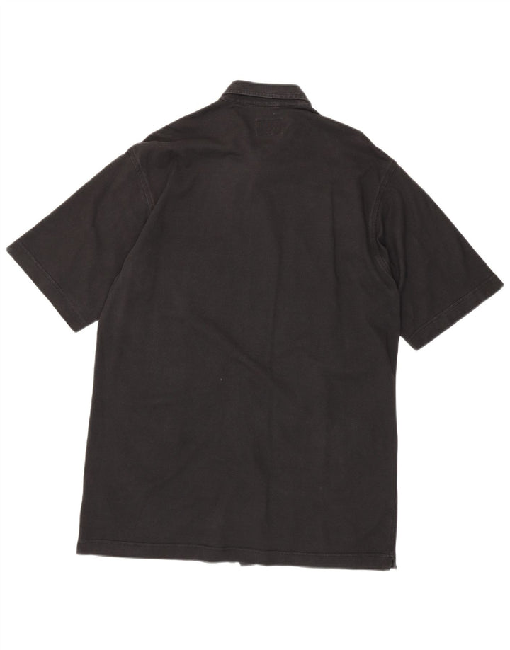 Kappa Mens Short Sleeve Shirt XL Black Cotton