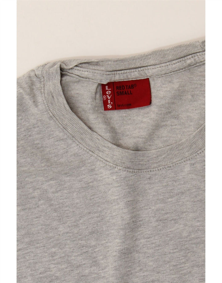 LEVI'S Mens T-Shirt Top Small Grey Flecked