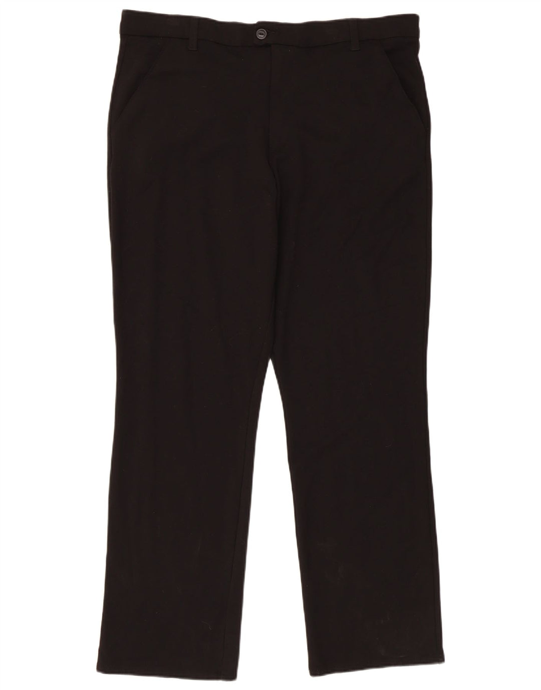 Lee Mens Straight Chino Trousers W40 L31 Black Rayon