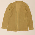 VINTAGE Womens Open Cardigan Sweater UK 12 Medium Beige Viscose Vintage Vintage and Second-Hand Vintage from Messina Hembry 