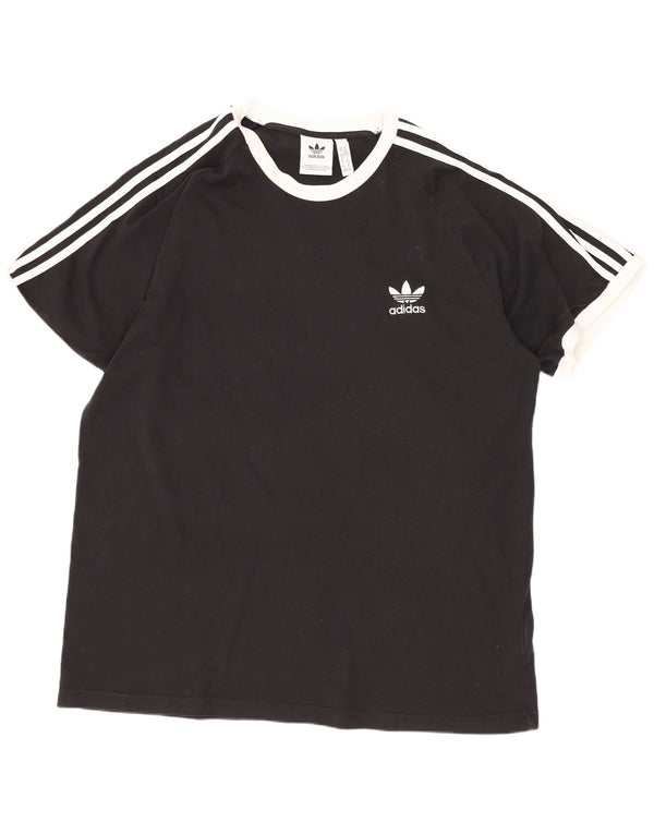 Adidas Kortærmet Herre Regular Fit T-Shirt Top XL Sort Bomuld