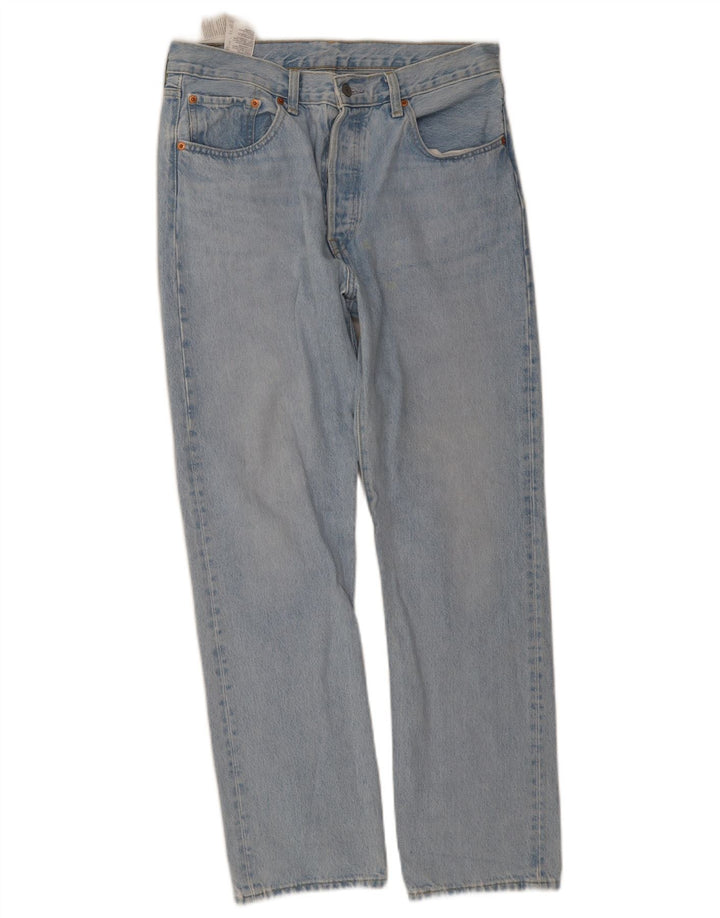 Levi's Mens 501 Straight Jeans W31 L30 Blue Cotton