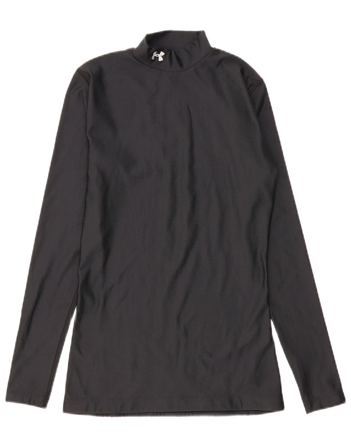 Under Armour Herren Cold Gear Top Langarm Medium Schwarz Polyester