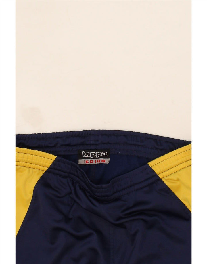 KAPPA Mens Tracksuit Trousers Medium Navy Blue Colourblock Polyester Vintage Kappa and Second-Hand Kappa from Messina Hembry 
