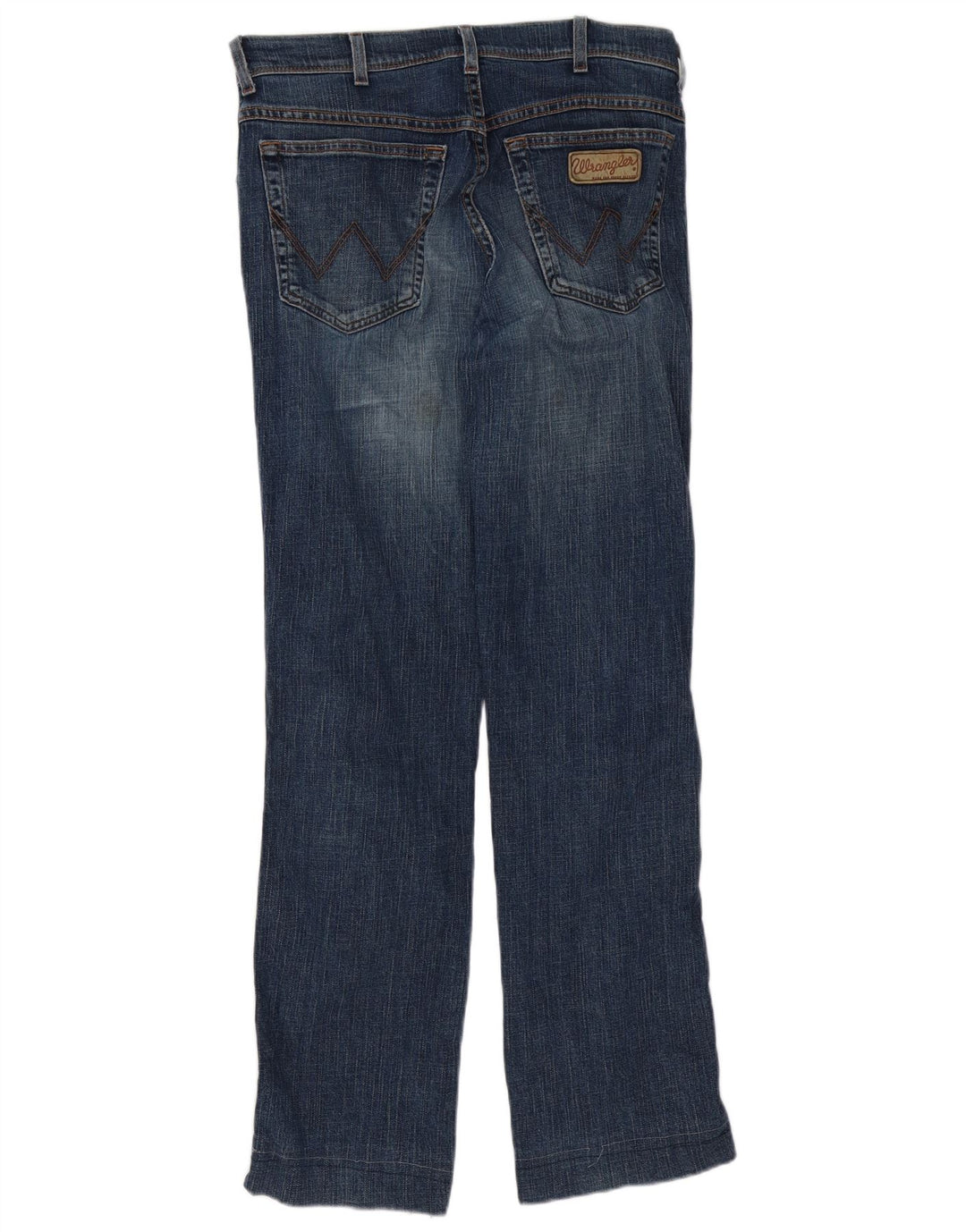 Wrangler Mens Texas Straight Jeans W32 L34 Blue Cotton