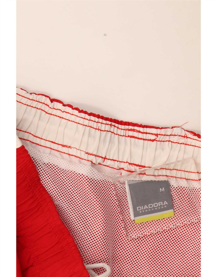 Diadora Mens Swimming Shorts Medium  Red Polyester