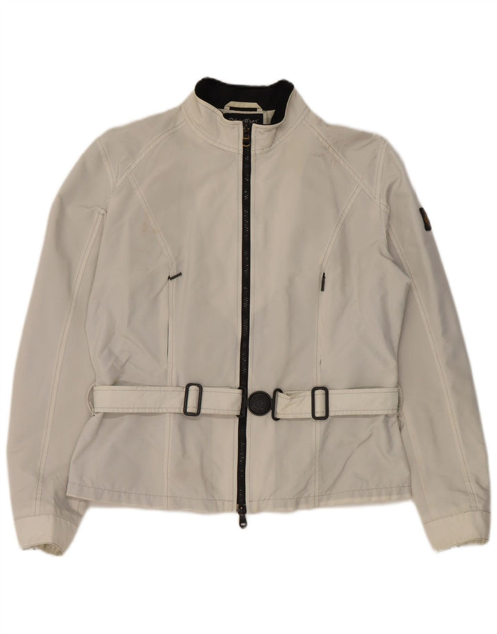 Refrigiwear Womens Rain Jacket UK 14 Large White Polyamide