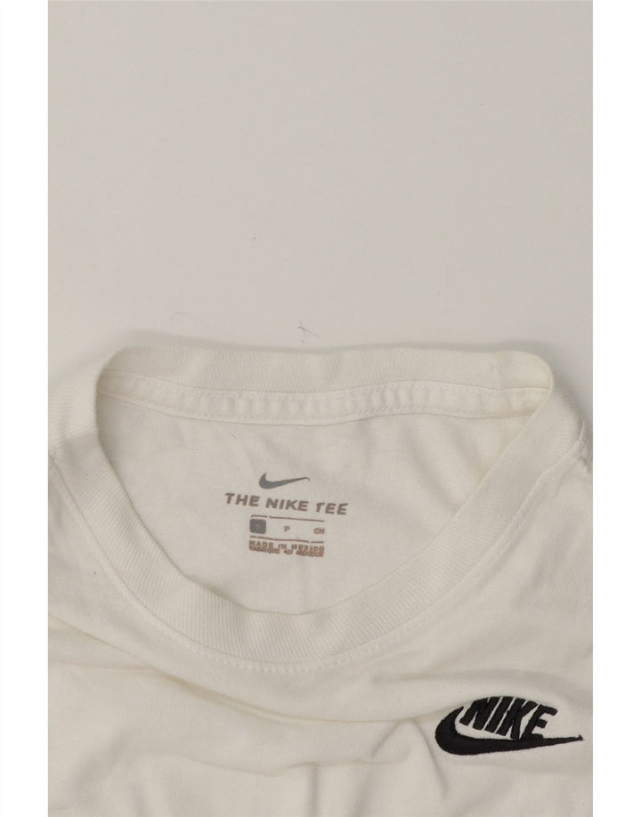 NIKE Womens T-Shirt Top UK 10 Small White Vintage Nike and Second-Hand Nike from Messina Hembry 