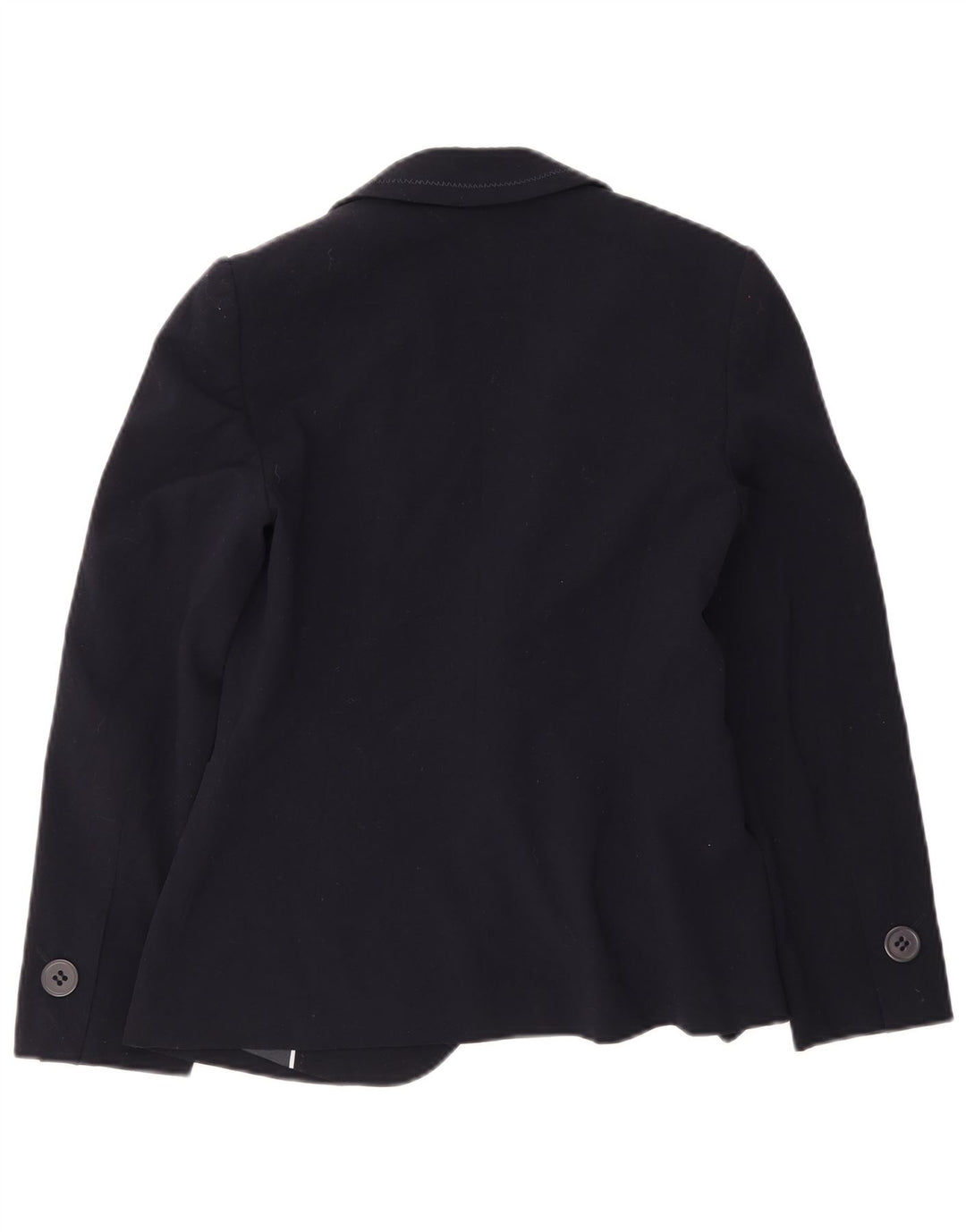 Marks & Spencer Womens 1 Button Blazer Jacket UK 12 Medium Navy Blue