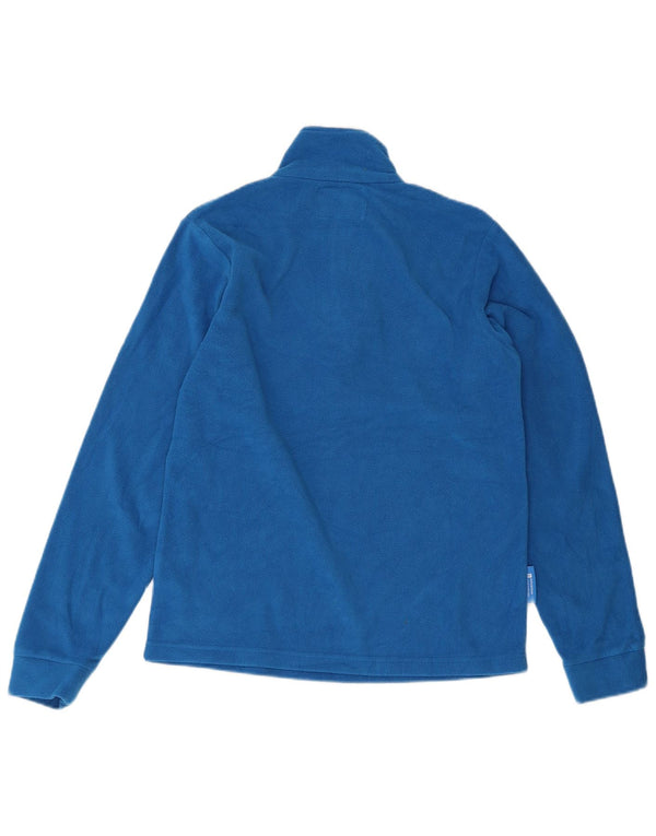 Mountain Warehouse Boys Zip Neck Fleece Jumper 12-13 Years Blue Sports