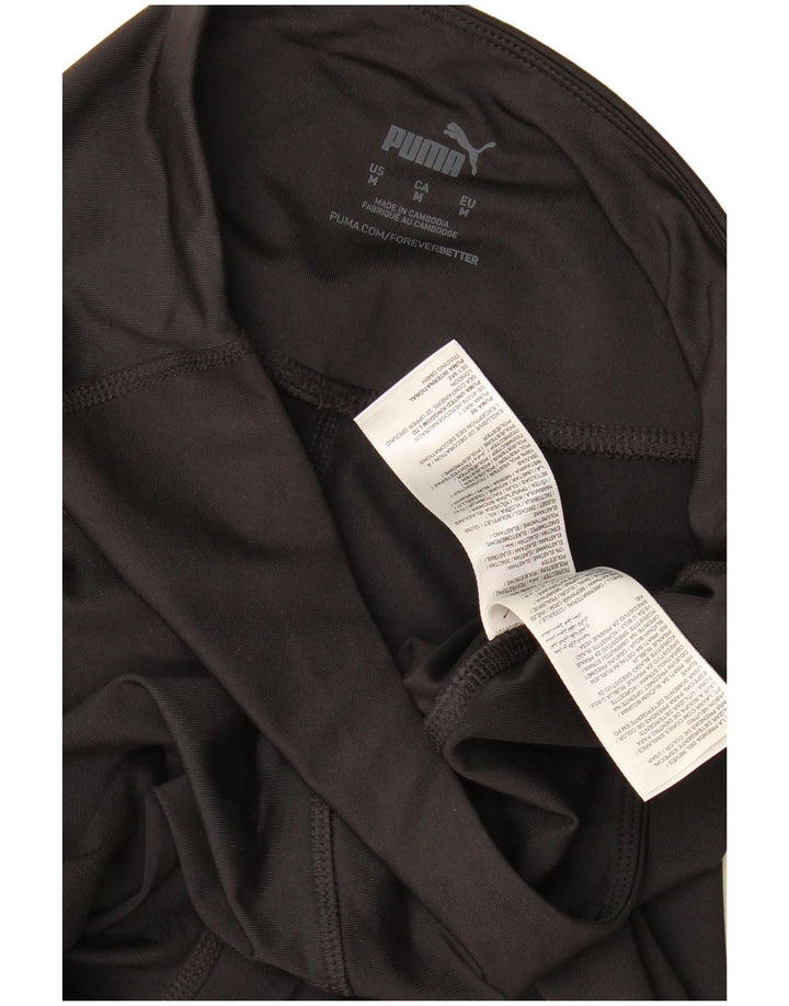 Puma Damen Capri-Leggings UK 14 Medium Schwarz Polyester