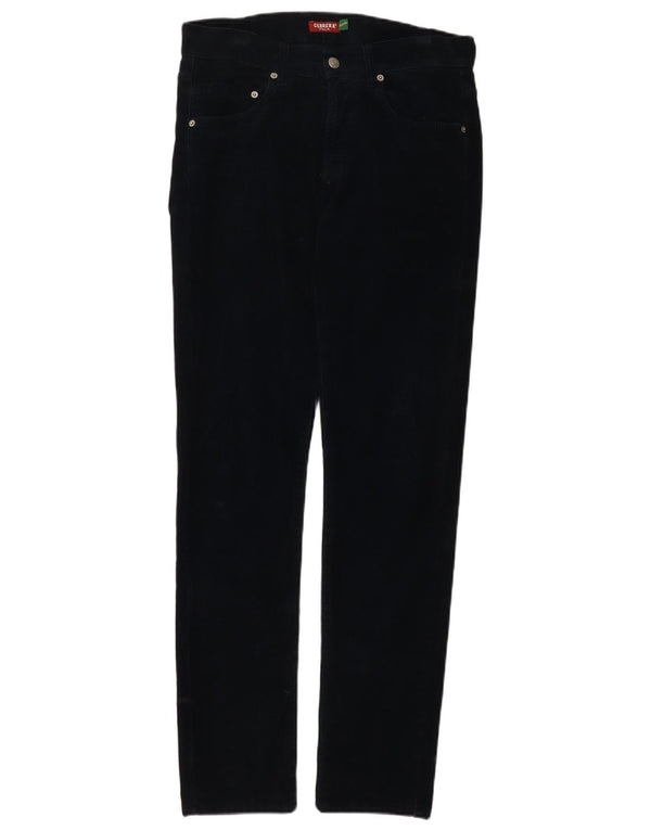 Carrera Mens 717 Slim Pana Pantalones W31 L32 Algodón Azul Marino