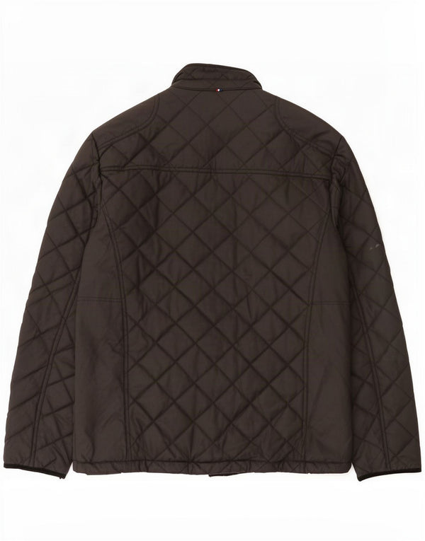 Asociación de Polo de EE. UU. Chaqueta acolchada para hombre UK 38 Mediana Algodón negro
