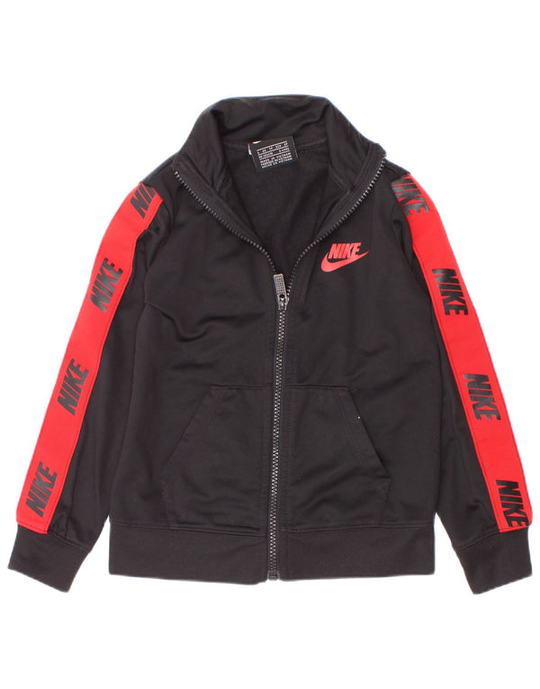 Giacca da ginnastica grafica da ragazzo Nike 3-4 anni XS Black Colourblock