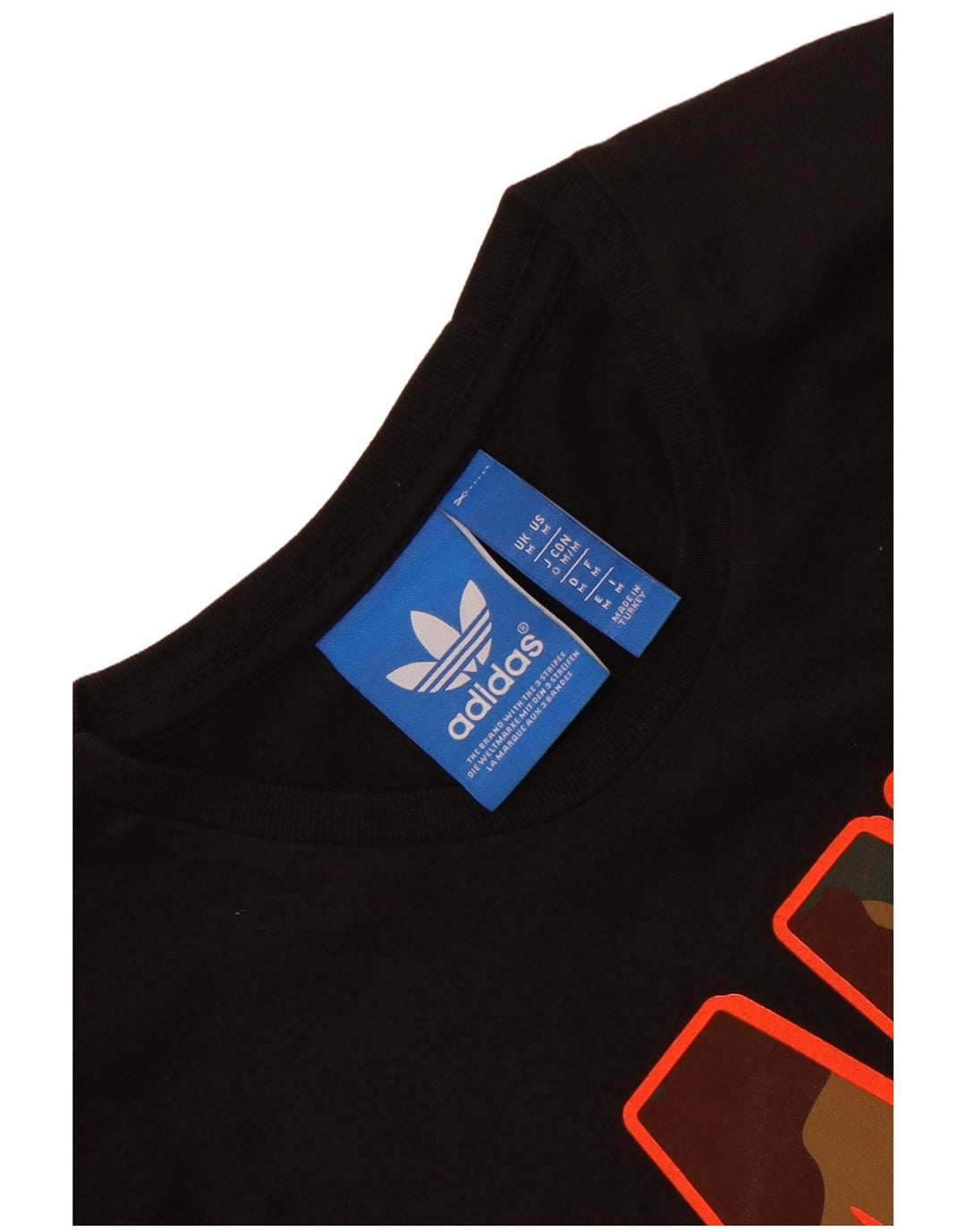 Adidas - Camiseta gráfica para hombre, talla mediana, color negro