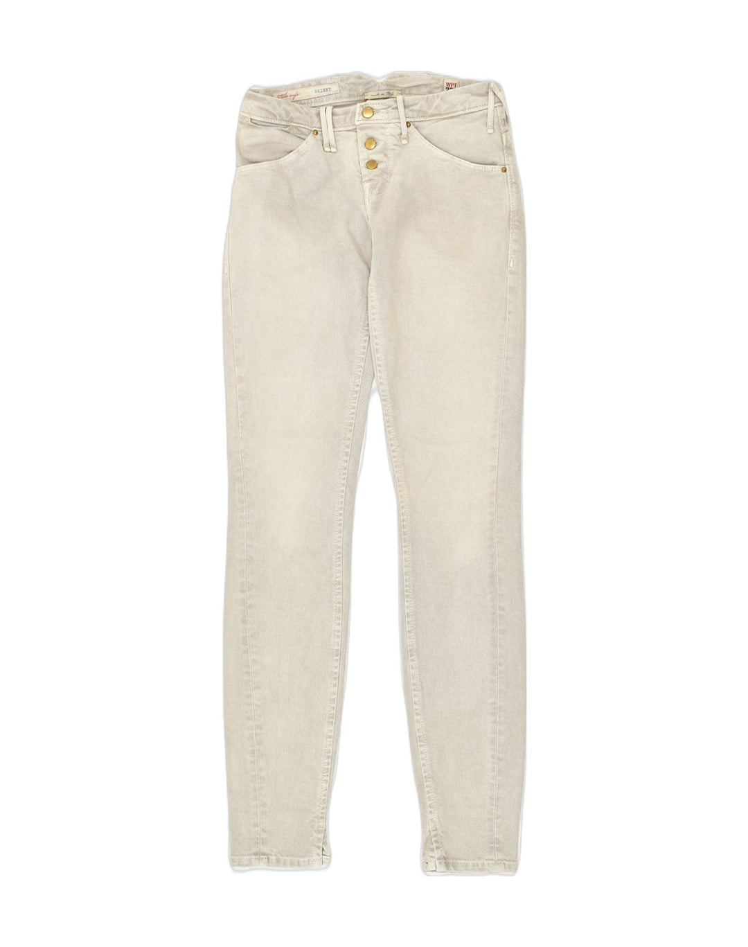 CYCLE Womens Skinny Jeans W24 L31 Grey Cotton | Vintage Cycle | Thrift | Second-Hand Cycle | Used Clothing | Messina Hembry 