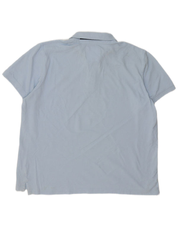 Crew Clothing Mens Polo Shirt 2XL Blue Cotton