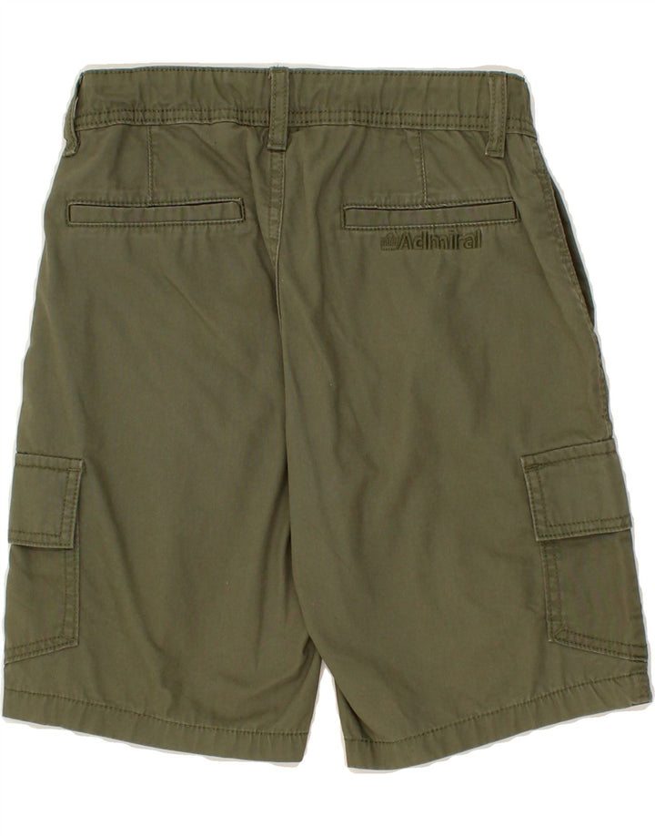 ADMIRAL Boys Cargo Shorts 9-10 Years W24 Khaki Cotton Vintage Admiral and Second-Hand Admiral from Messina Hembry 