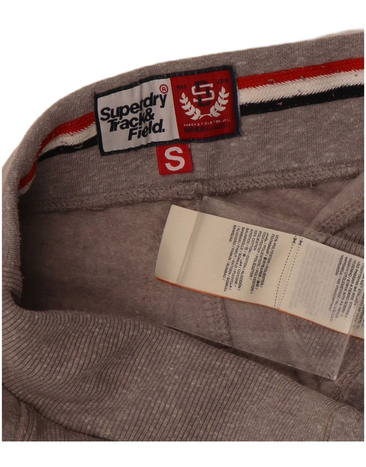 SUPERDRY Herren-Trainingsanzughose mit grafischem Muster, Größe S, grau, Polyester