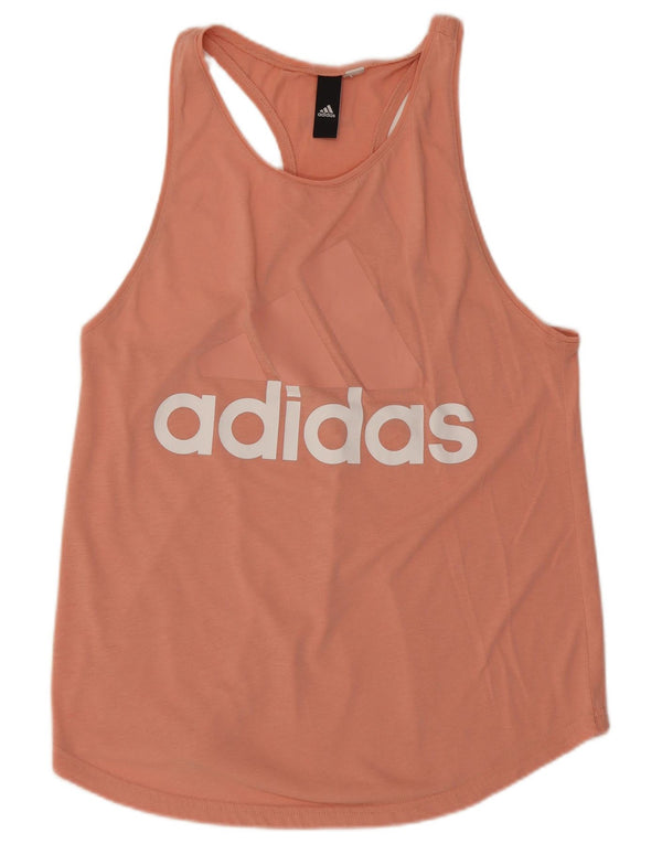 Adidas Damen Graphic Vest Top UK 12 Mittelrosa