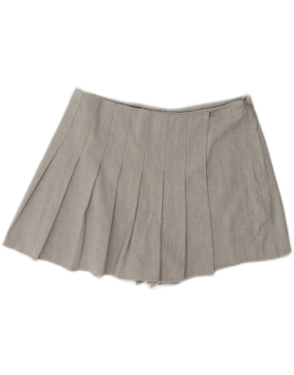 Spódnica damska Zara Skort Mini, średnia W28, szara