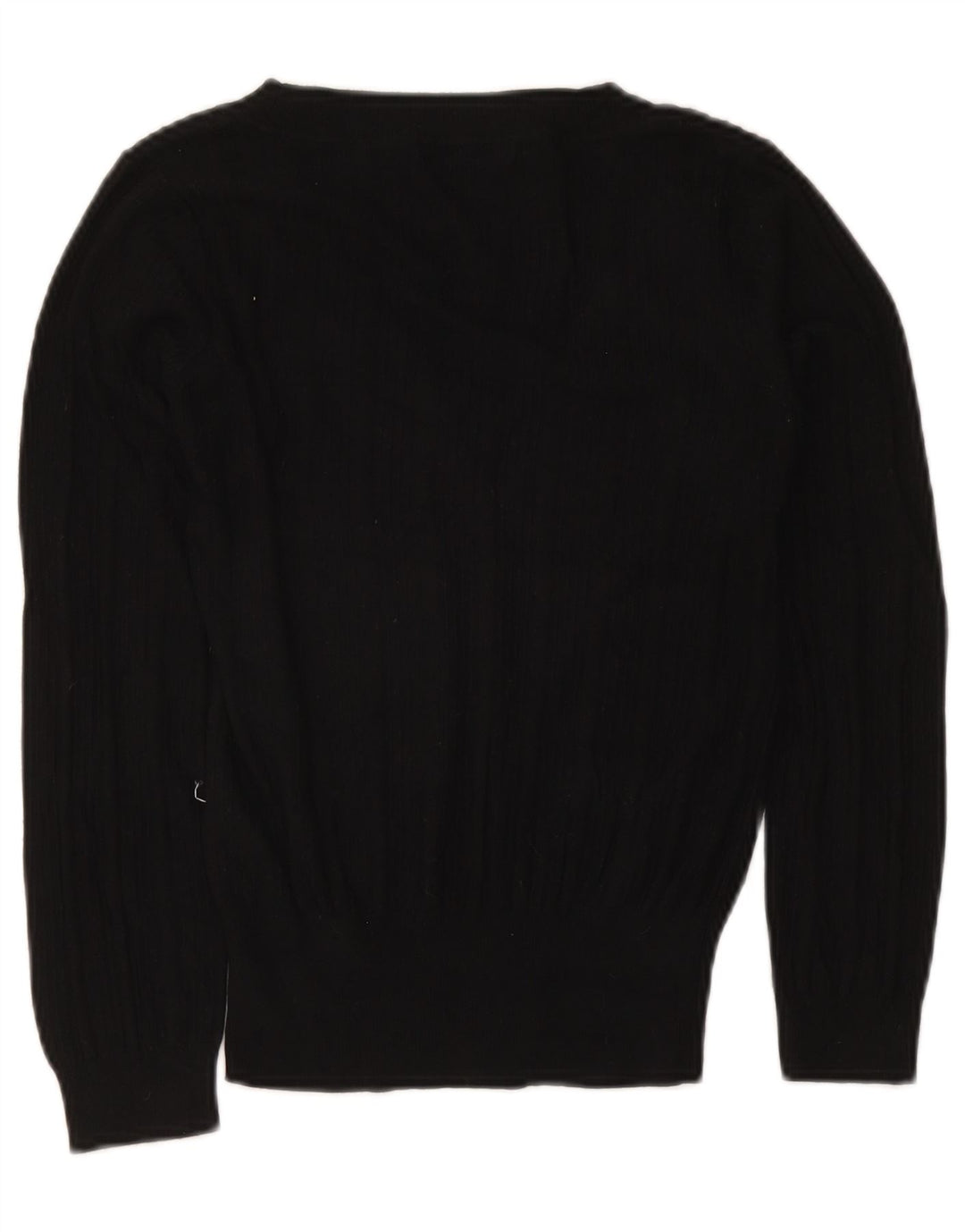 Marks & Spencer Womens Crop V-hals sweater UK 12 Medium Black