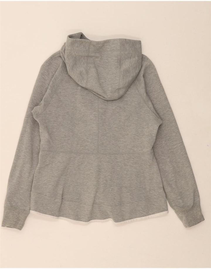 NIKE Womens Zip Hoodie Sweater UK 10 Small Grey Cotton Vintage Nike and Second-Hand Nike from Messina Hembry 